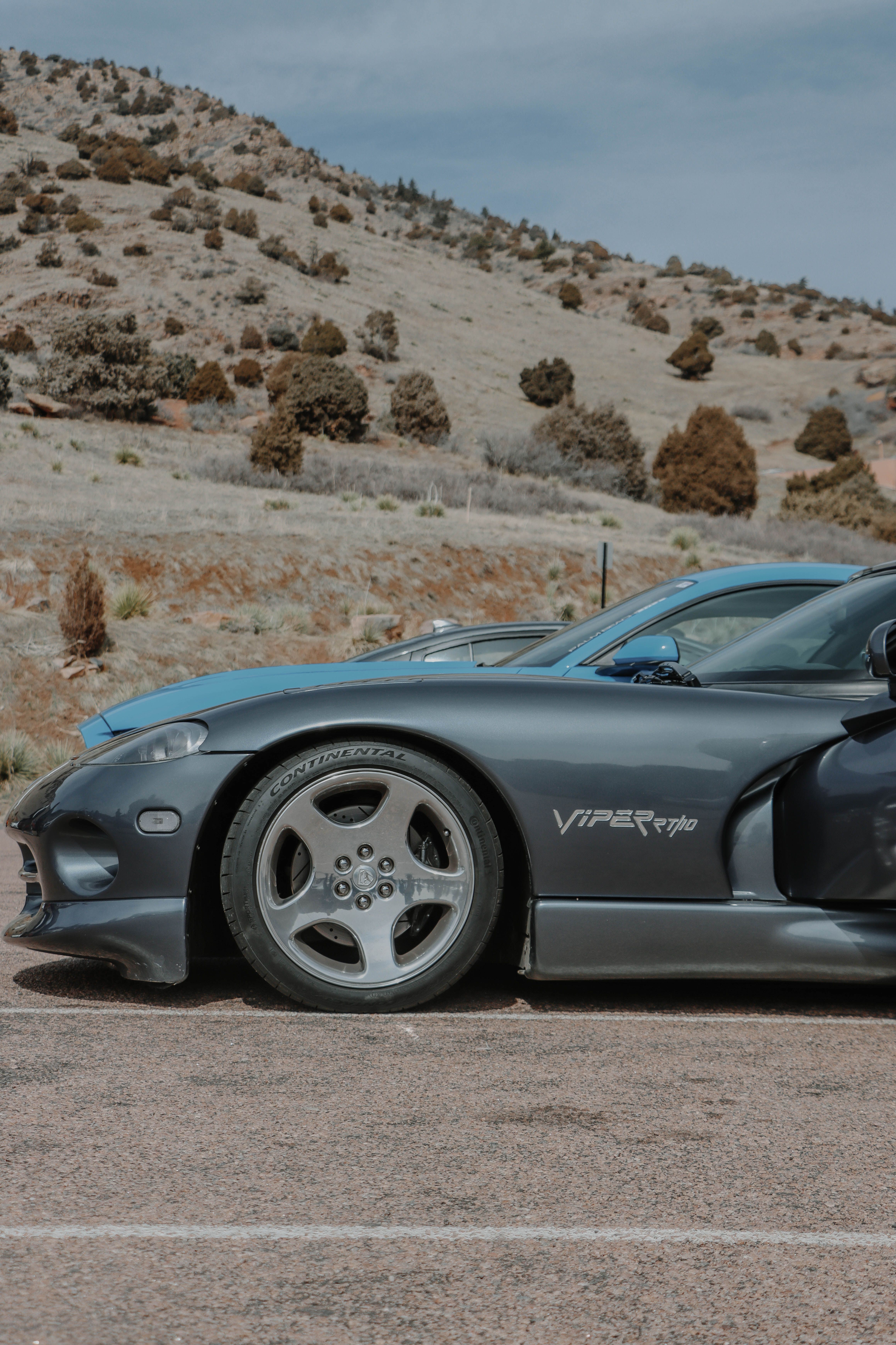 A Dodge Viper on a Parking Lot at Red Rocks, Colorado, USA · Free Stock ...