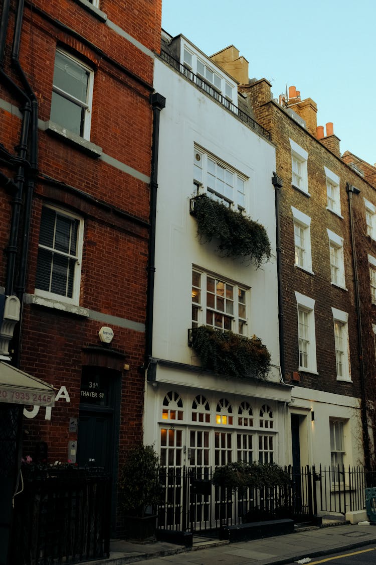 Facade Of Urban House In London