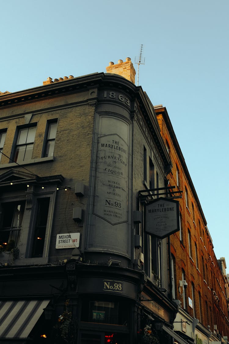 Facade Of Building In London