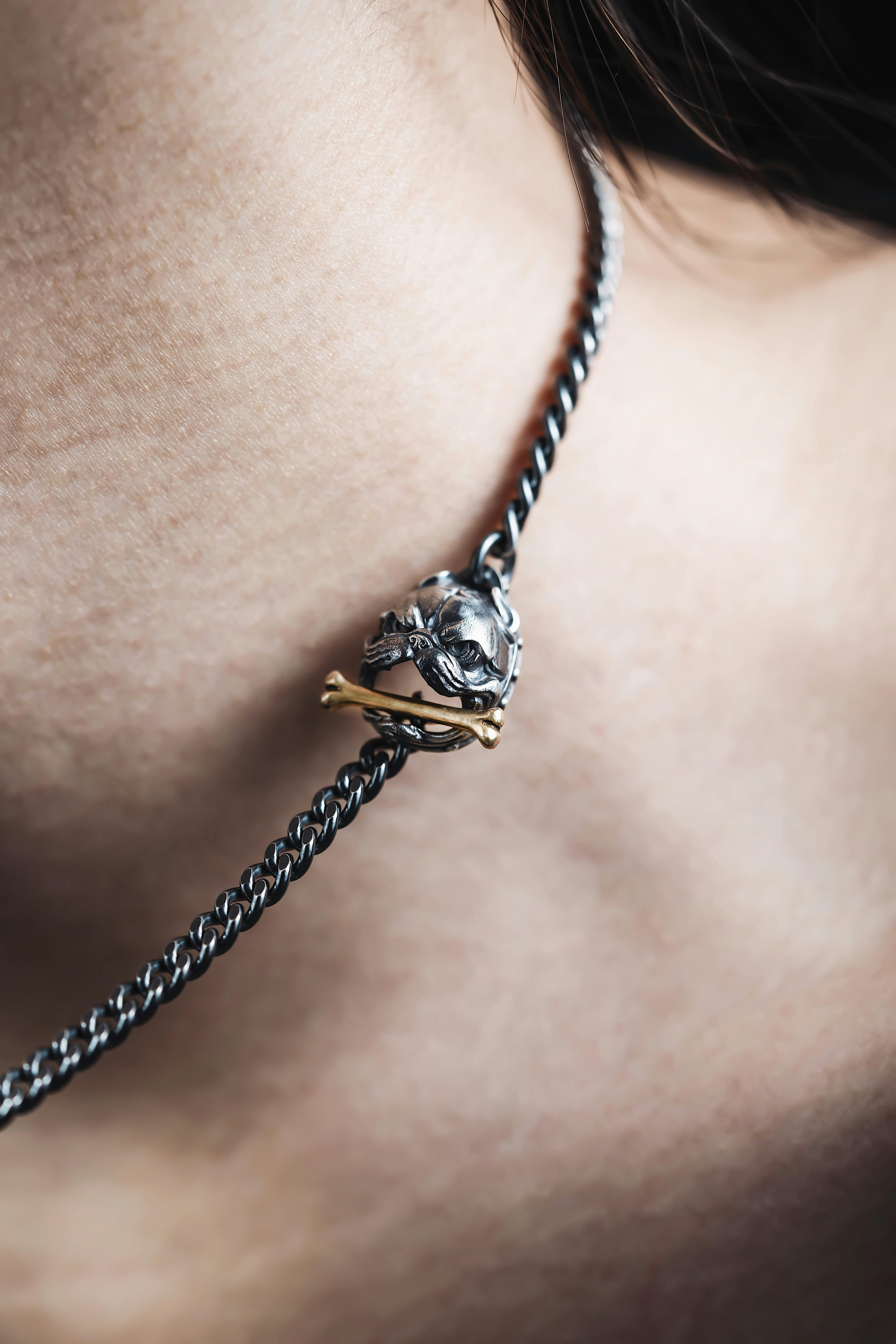 Close Up Photo of a Man Wearing Chain Necklace · Free Stock Photo