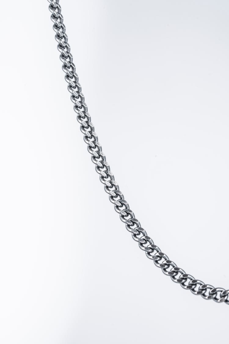 A Chain On A White Background