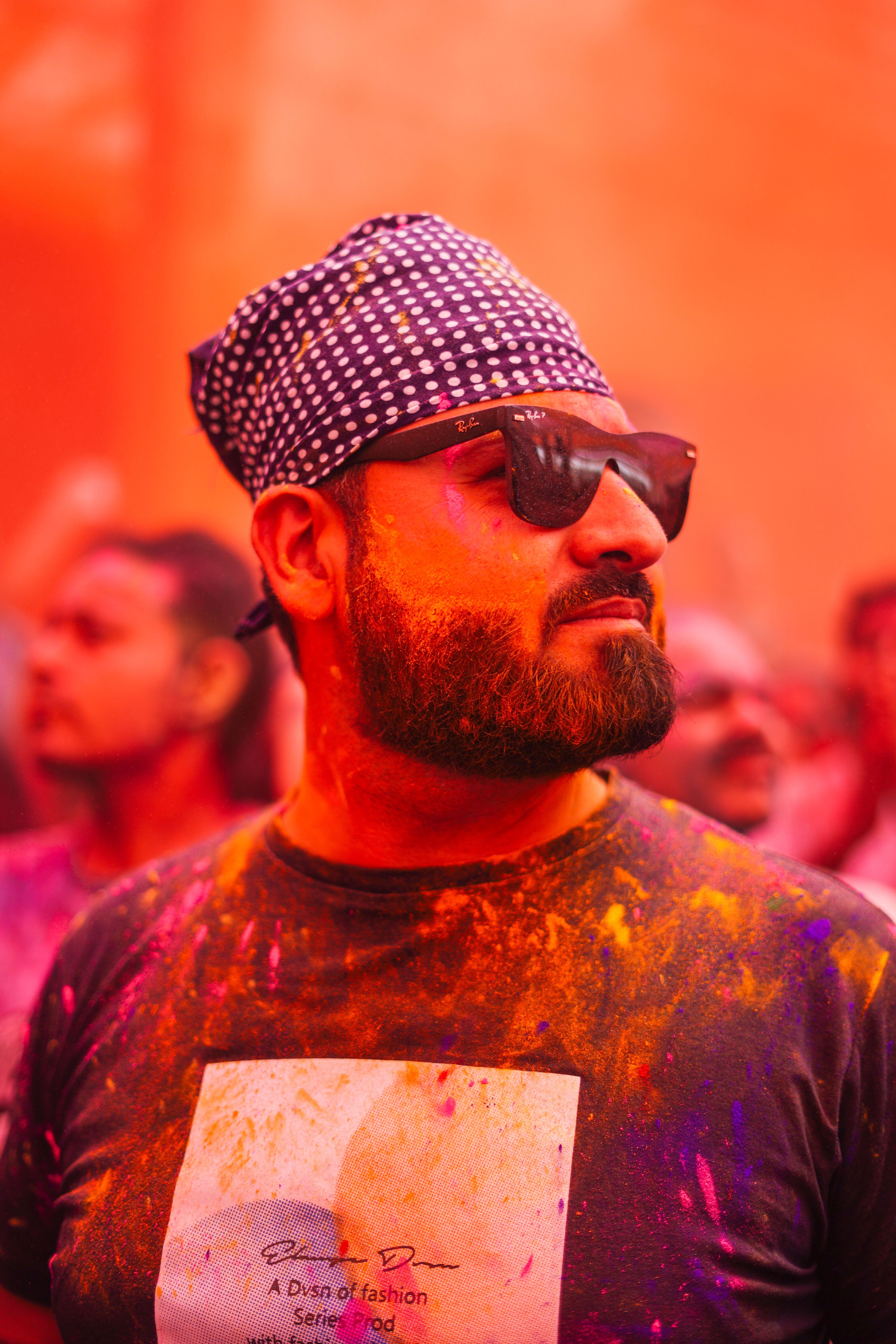 Colorful festival scene reflecting salon vibrancy