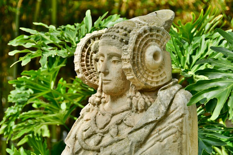 Close-up Of A Stone Statue 