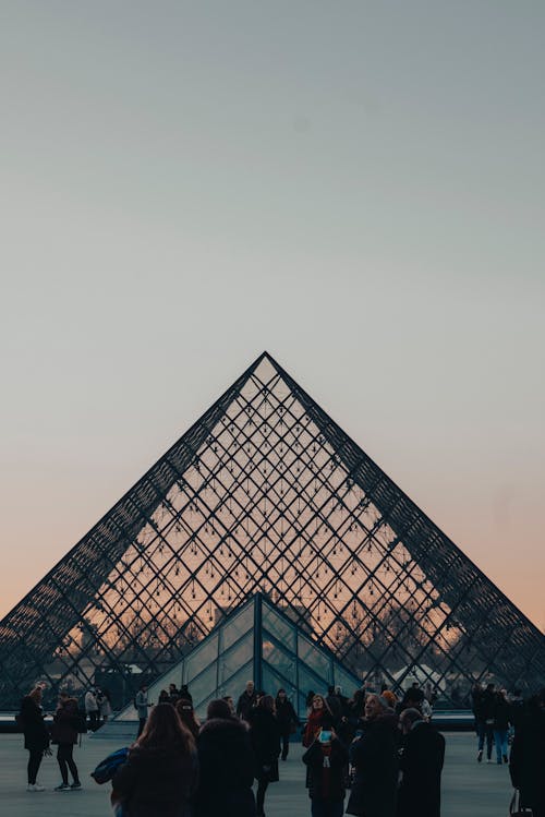 Pyramid in Versailles, France