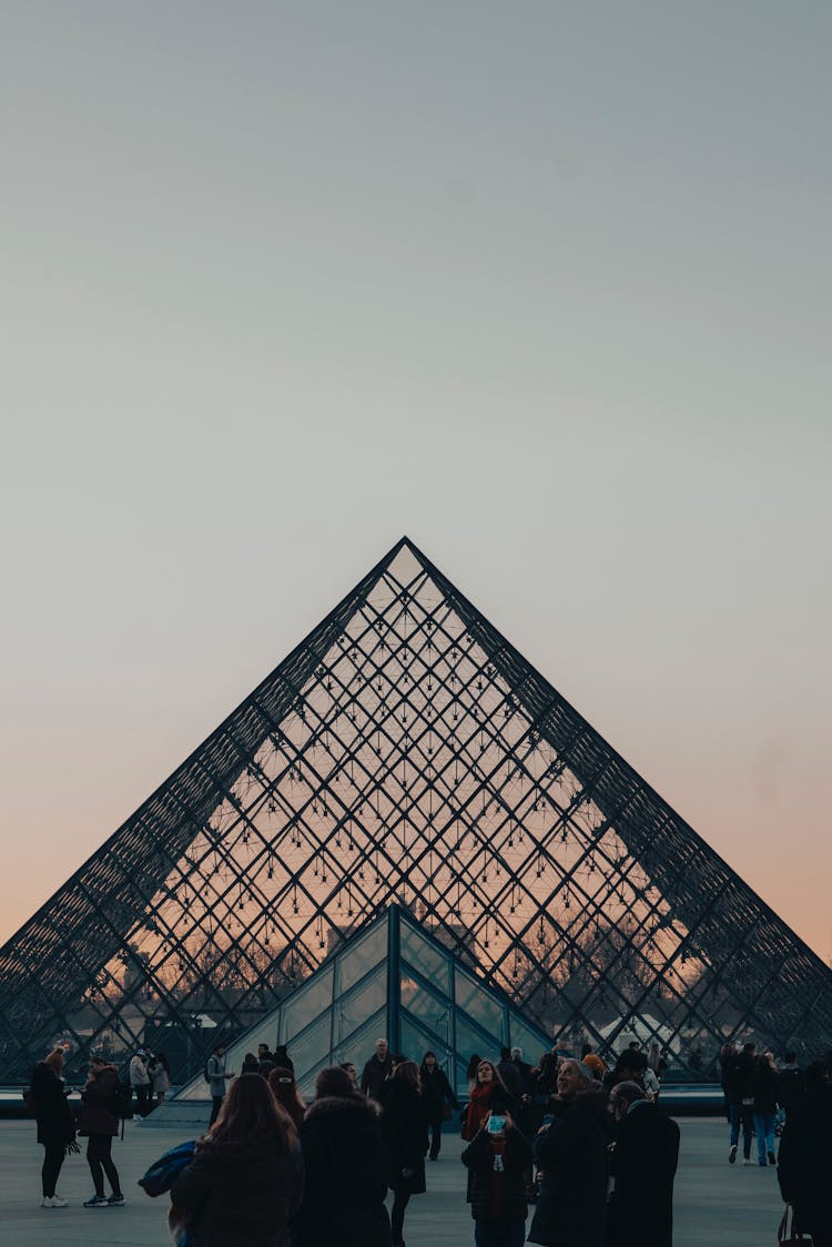 Pyramid In Versailles, France