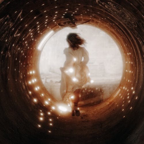 A Woman in a Tunnel