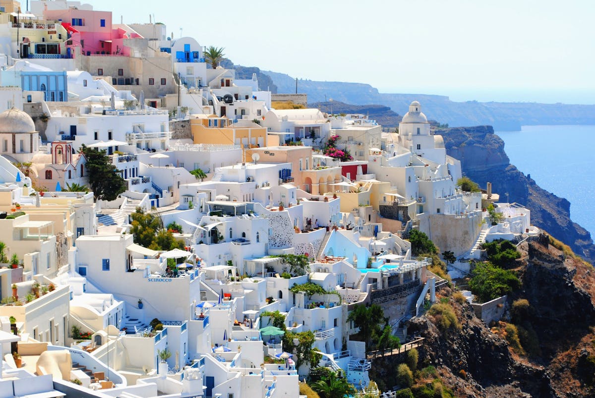 Santorinni Greece during Daytime most beautiful destinations