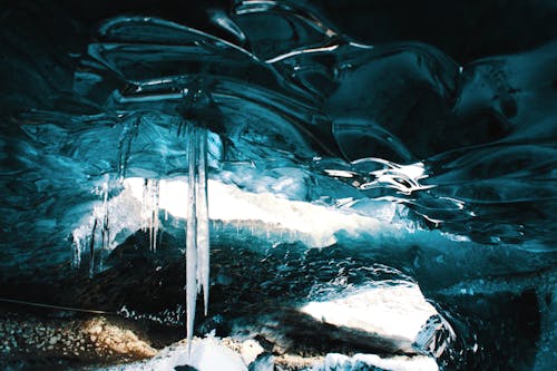 Icicles in a Cave 