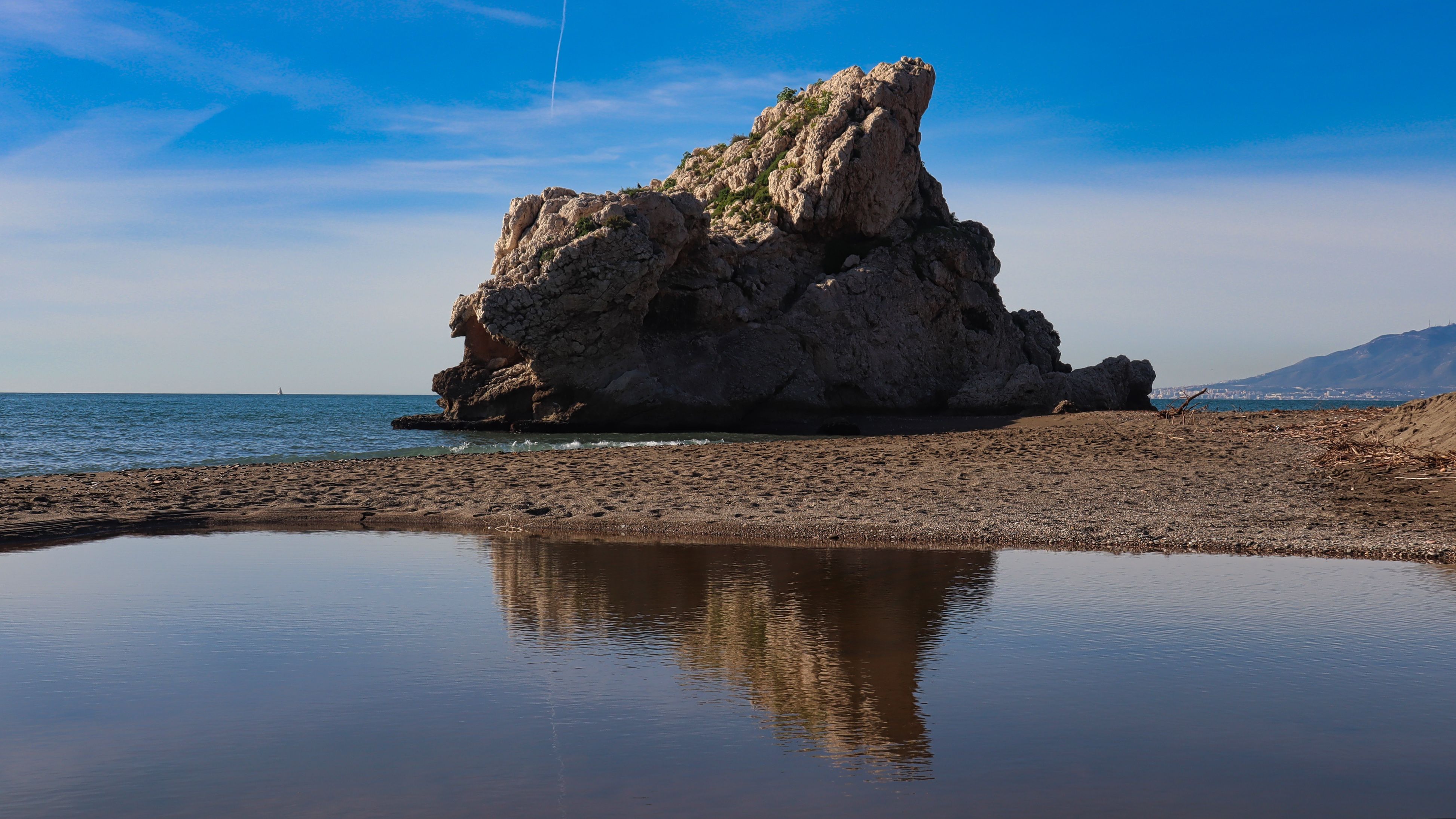 A Rock on a Beach · Free Stock Photo