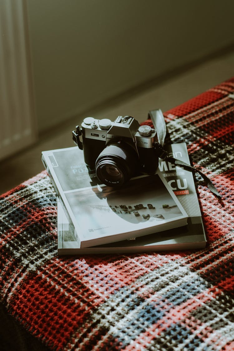 Camera On Books