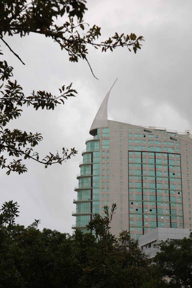 Clouds Over Hotel Building