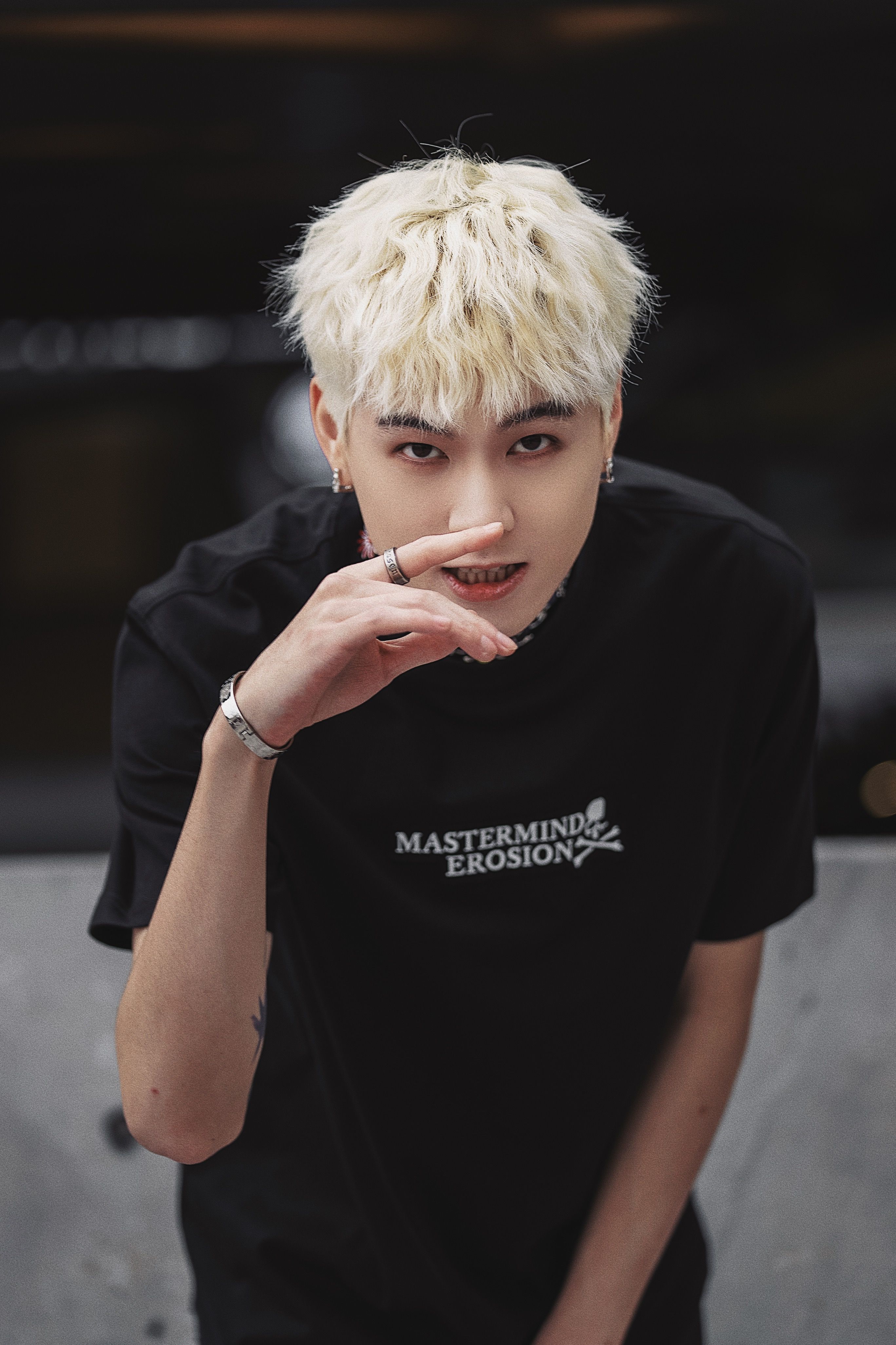 Portrait of a Male Model Gesturing toward the Camera · Free Stock Photo