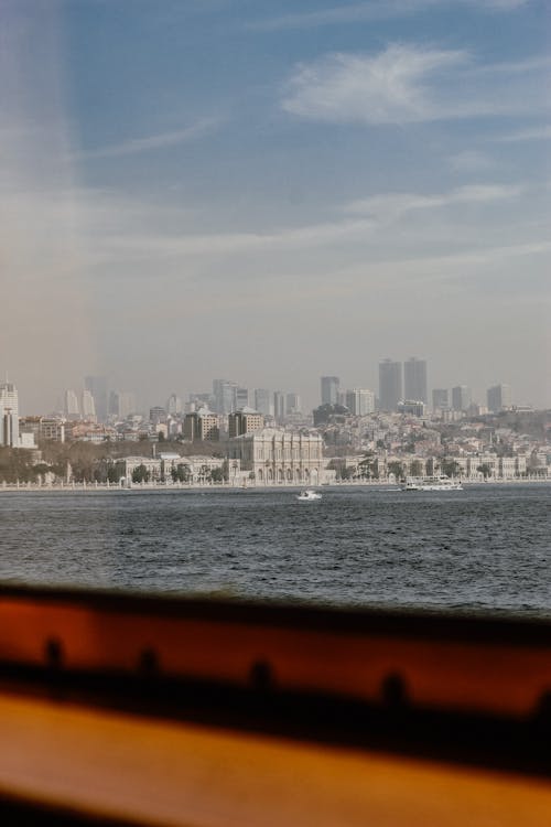 Bosphorus and Istanbul behind Window