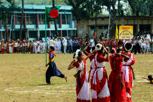 Free Flag of Bangladesh  Stock Photo