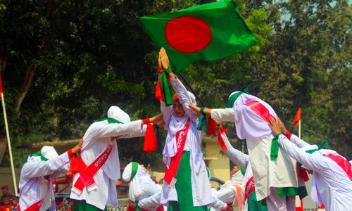 Free Bangladesh National's Flag  Stock Photo
