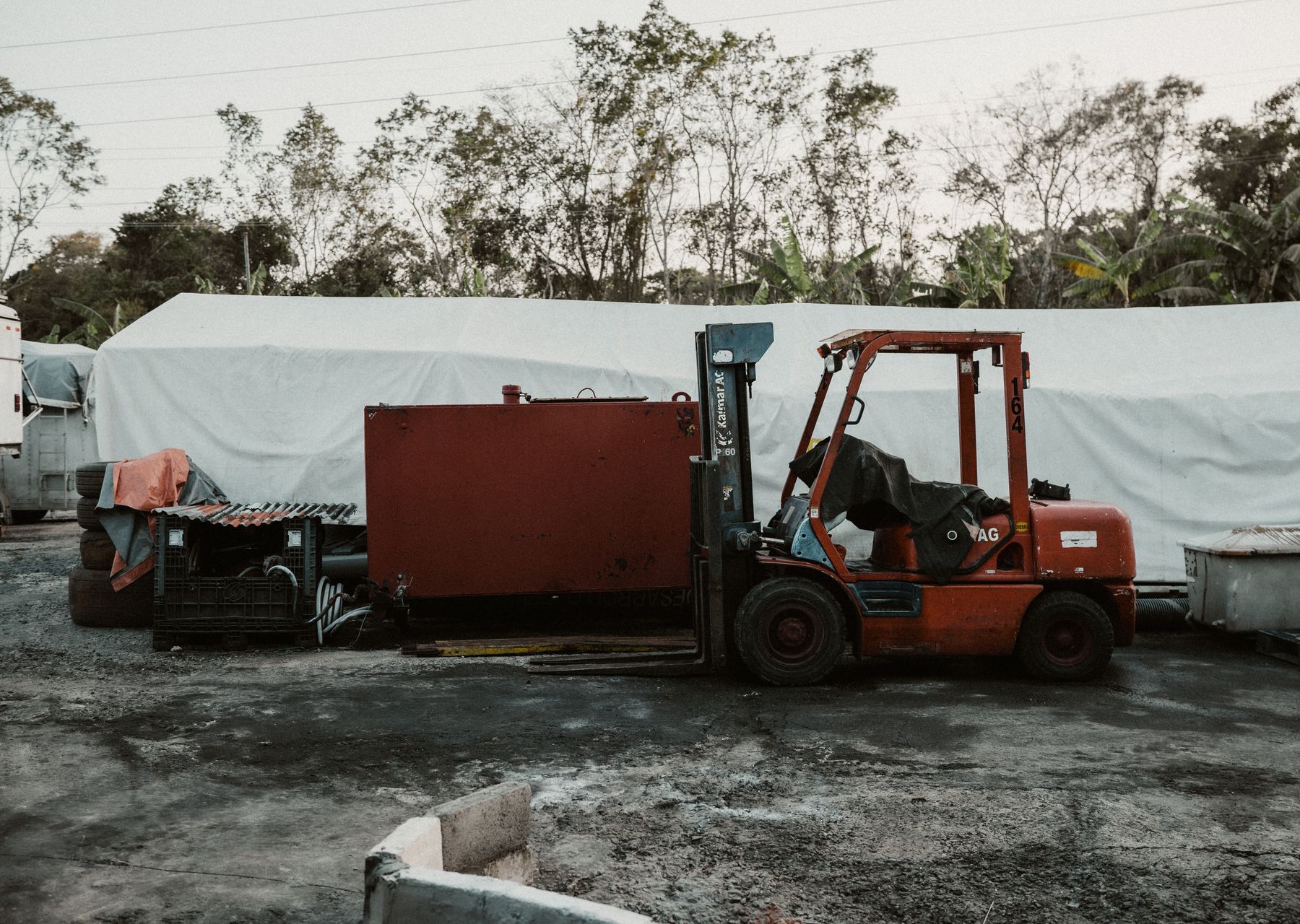 Removals and storage in Mitcheldean — crew wrapping and loading on moving day