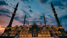 Clouds over Blue Mosque at Sunset