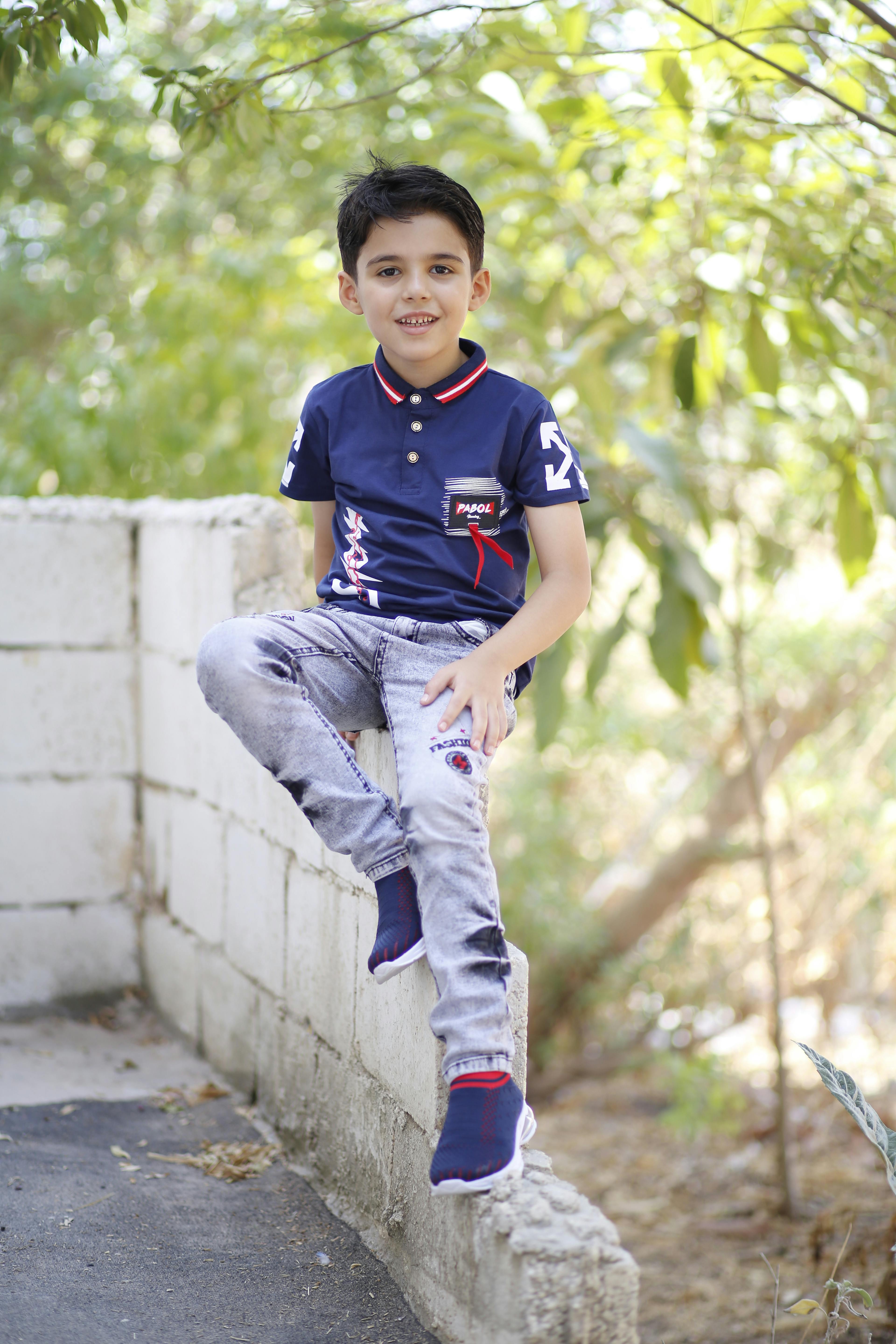 Boys slim-fit fashion jeans