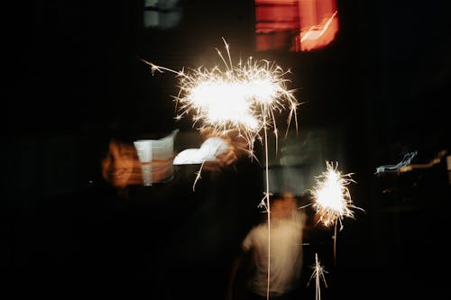 Free stock photo of family, fireworks, single mom