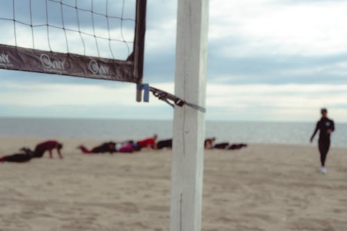 Free stock photo of beach, beach workout