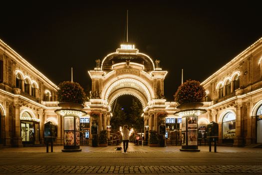 Tivoli Gardens at dusk — Copenhagen