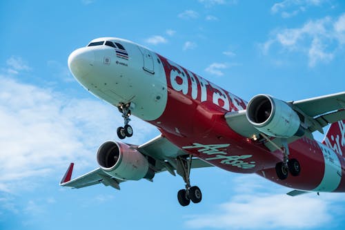 Low Angle View of an Airplane 