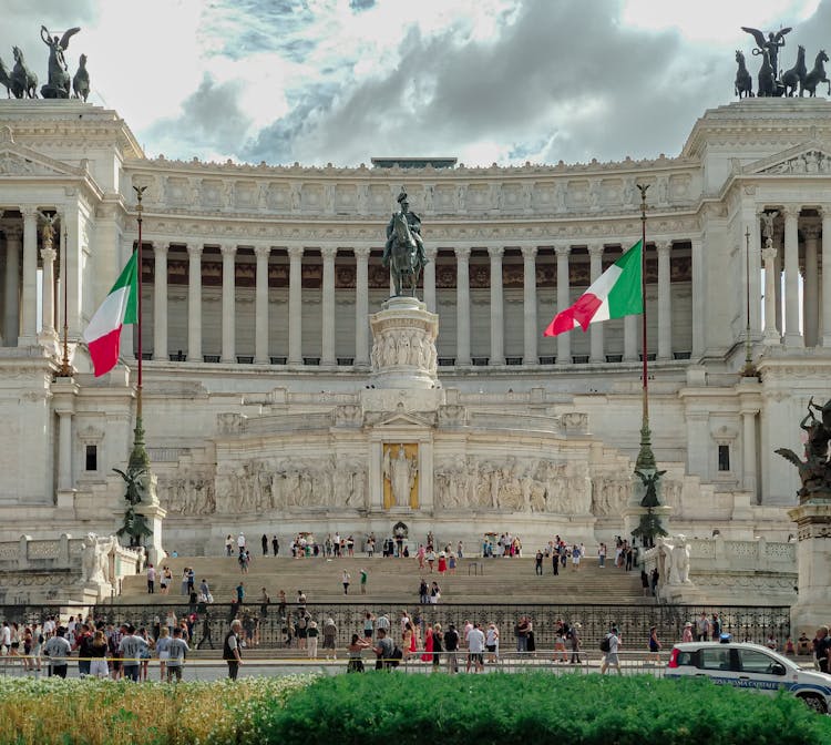 Vittorio Emanuele II Monument In Rome