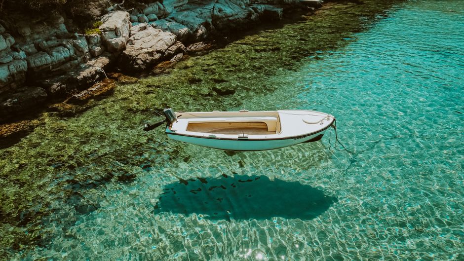 The crystal clear turquoise waters of the Ksamil islands in Albania - affordable Balkan hidden spots The crystal clear turquoise waters of the Ksamil islands in Albania - affordable Balkan hidden spots