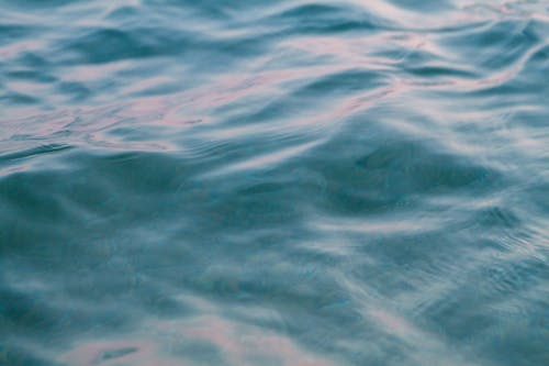 Close-up of Blue Water Surface 