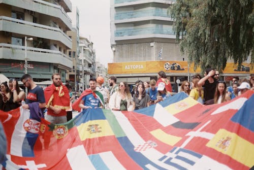 People at a Parade of Nations