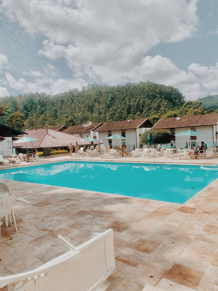 A Swimming Pool At A Resort