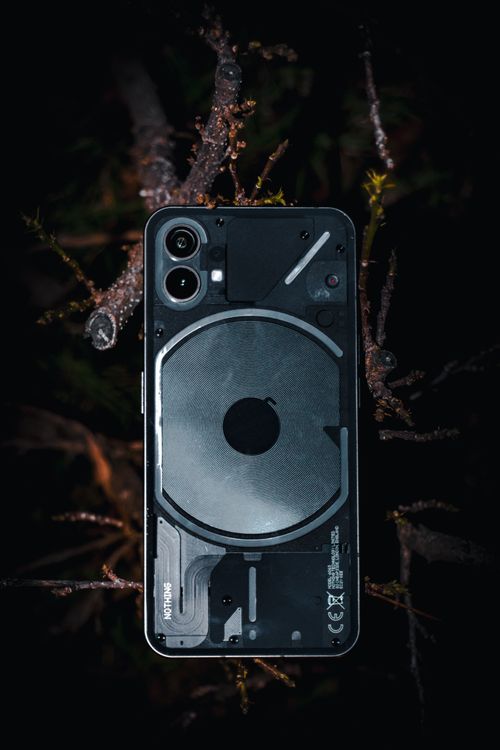 Back Less Phone Back of a Modern Black Smartphone · Free Stock Photo