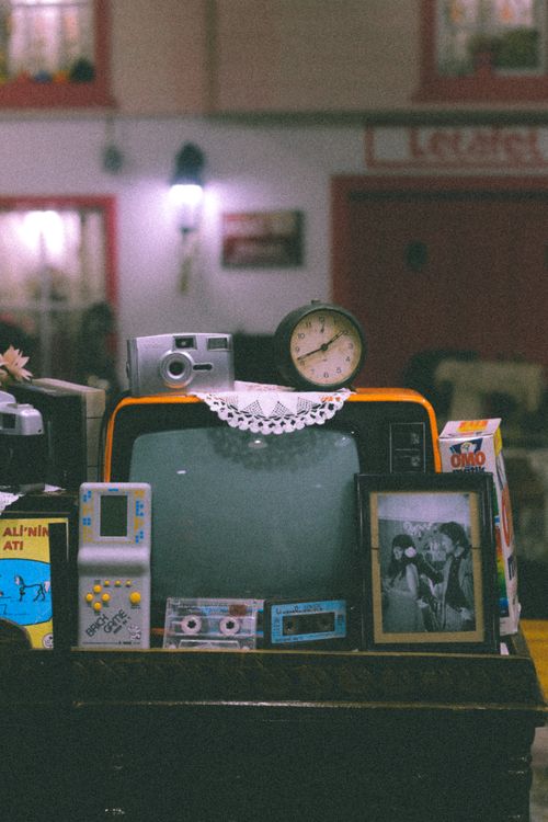 Retro Computer Store Interior Vintage Shop Interior with Retro Electronics · Free Stock Photo