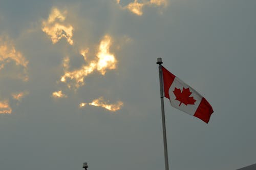 Foto profissional grátis de bandeira, bandeira do canada, Canadá