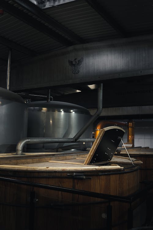 Interior of Teeling Whiskey Distillery in Dublin