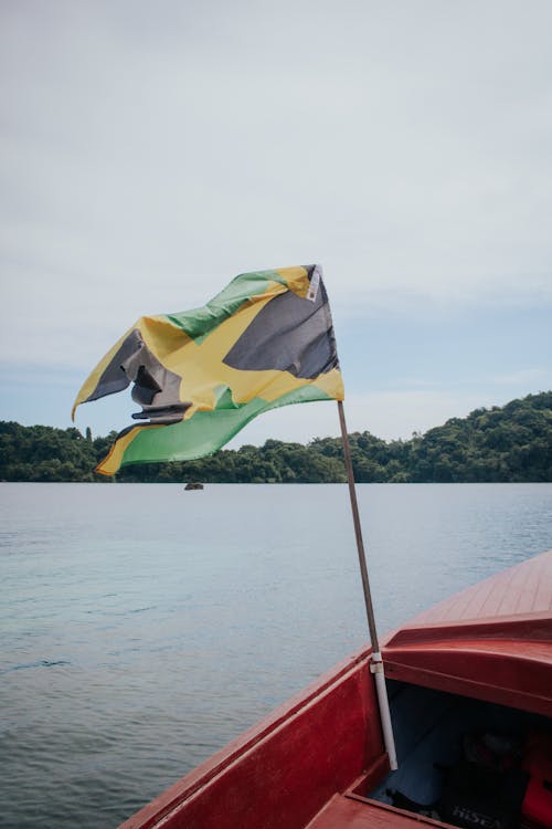Flag on a Boat 