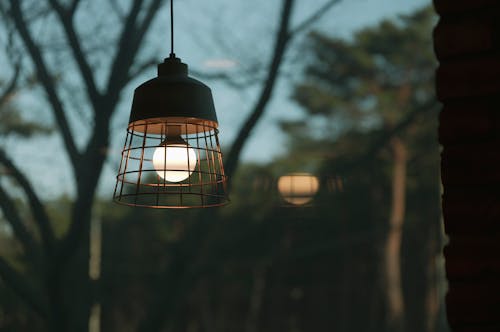 Free Close up of Hanging Lamp Stock Photo