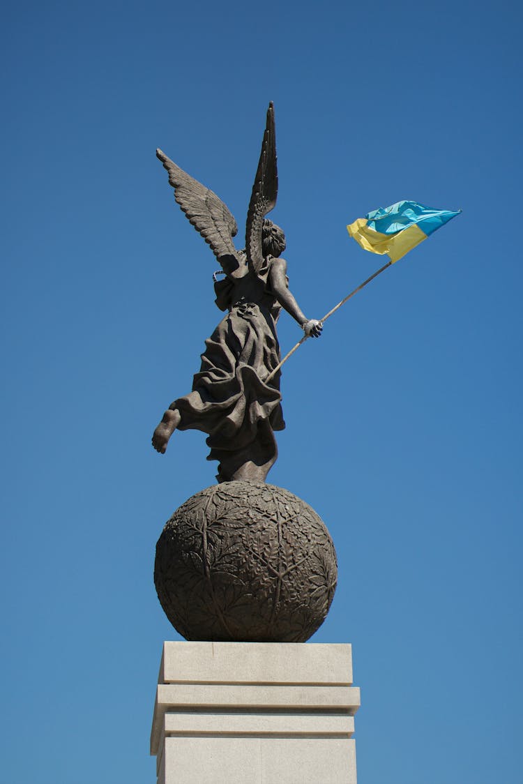 Independence Monument In Kharkov, Ukraine