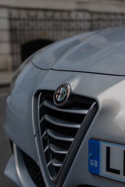 Alfa Romeo Logo on Car