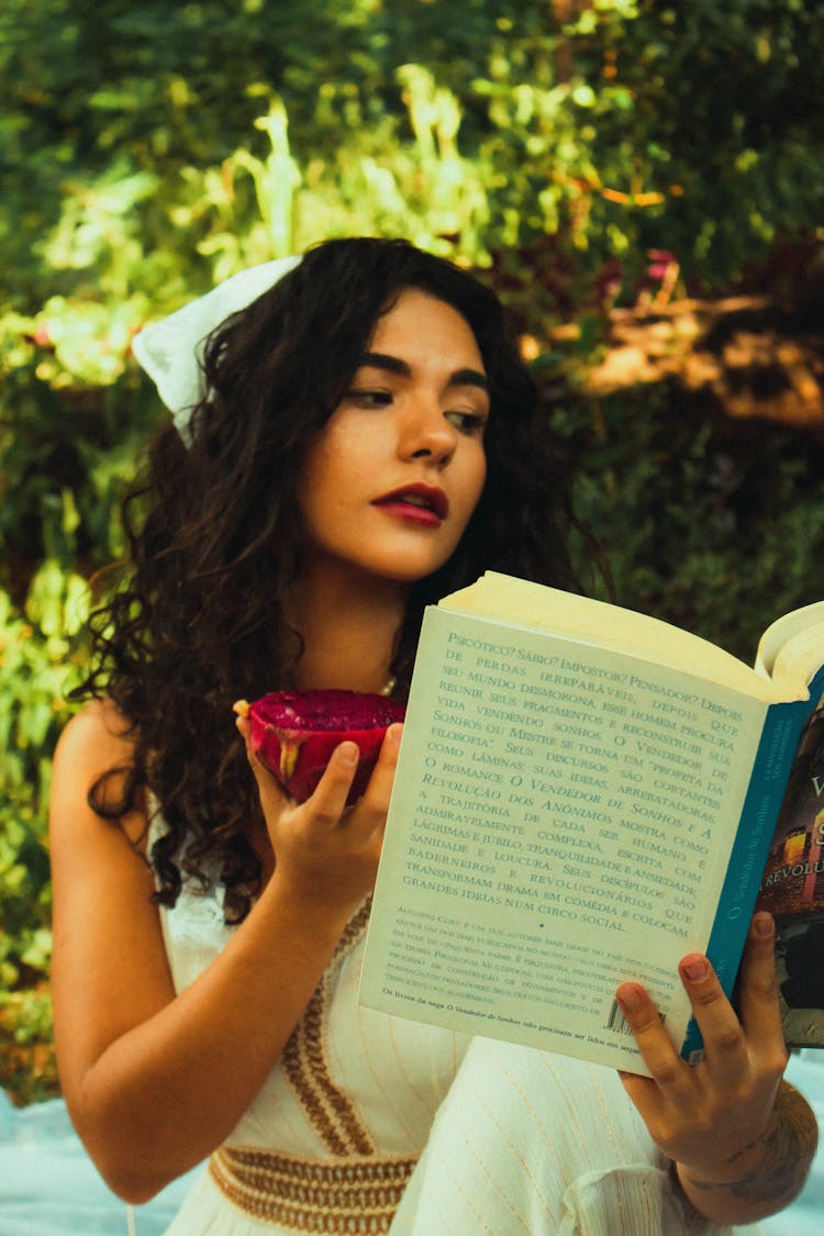 Woman Reading Book