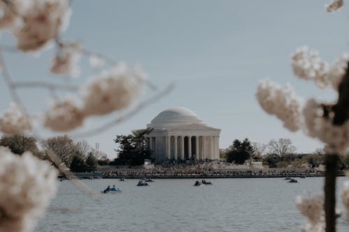 Clear Sky over Thomas Jefferson Memorial