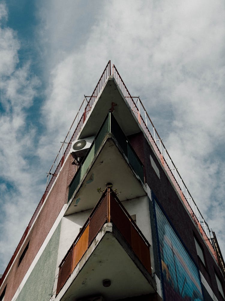 Clouds Over Building Corner