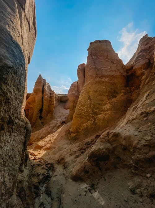 Photos gratuites de formation rocheuse, grès, île de qeshm