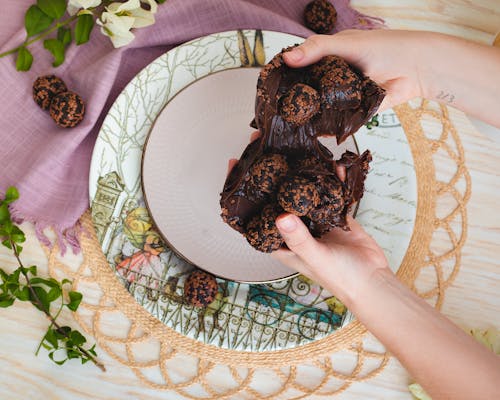 Gratis stockfoto met bord, chocolade, eten