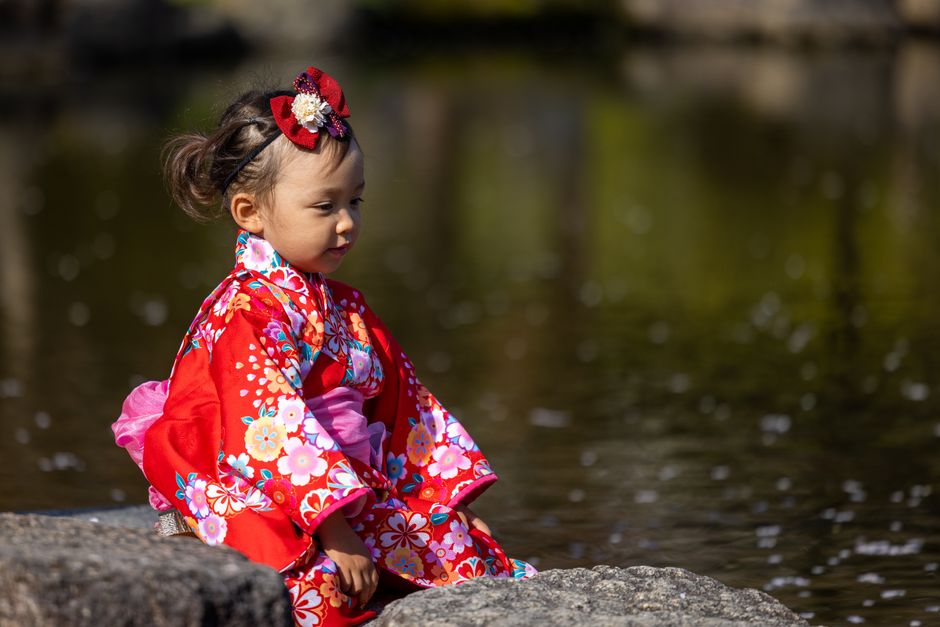 着物姿の子どものイメージ
