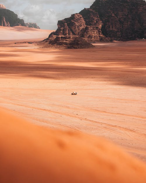 Car on Desert
