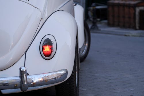 Rear Light and Fender of Car