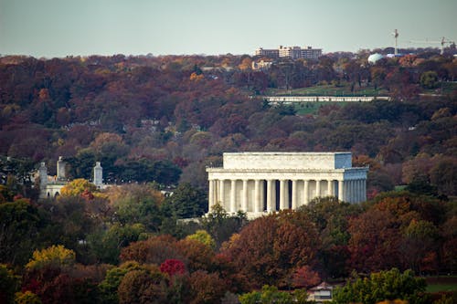 Aerial View of Lincoln Memorial