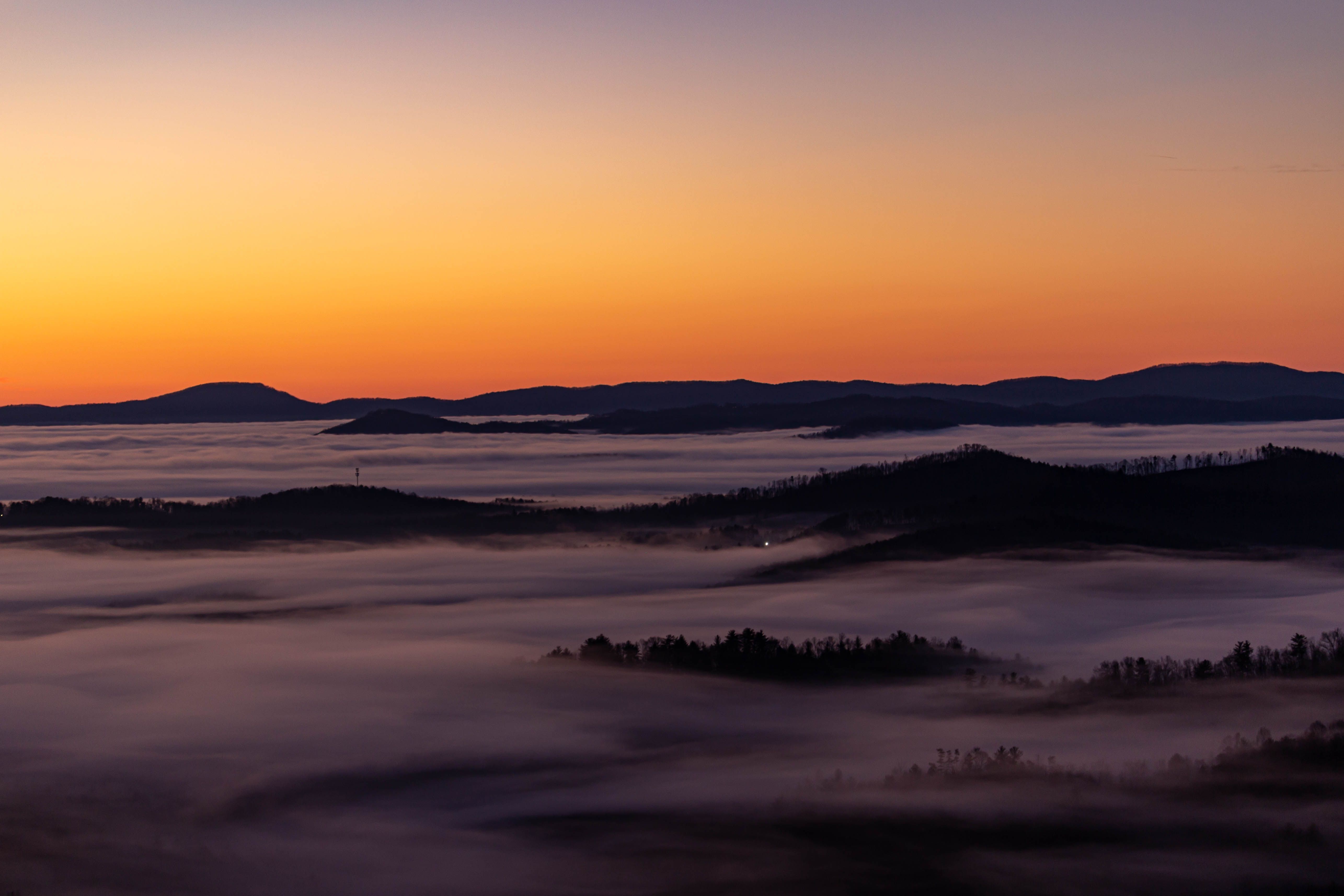 A ridgeline overlook in the Red River Gorge