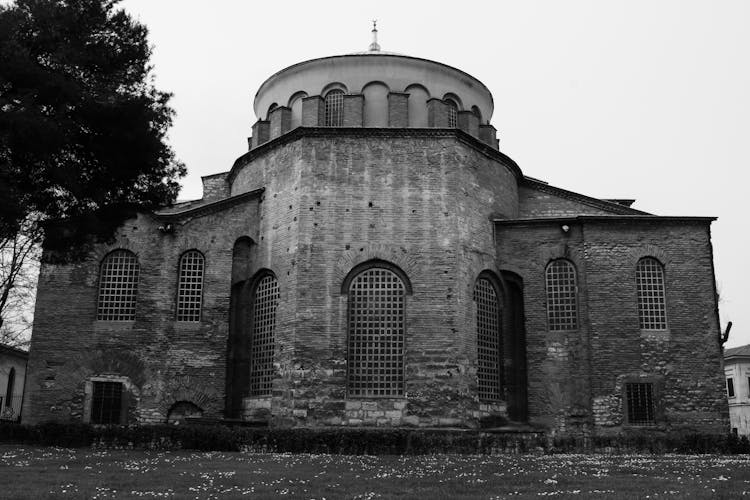 Hagia Irene In Black And White